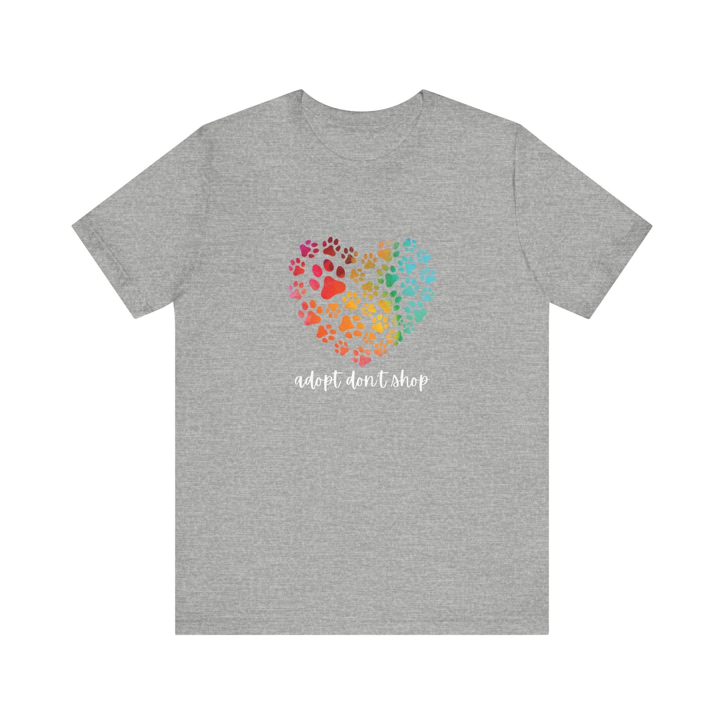 Adopt Don't Shop Hearts - Unisex Tee