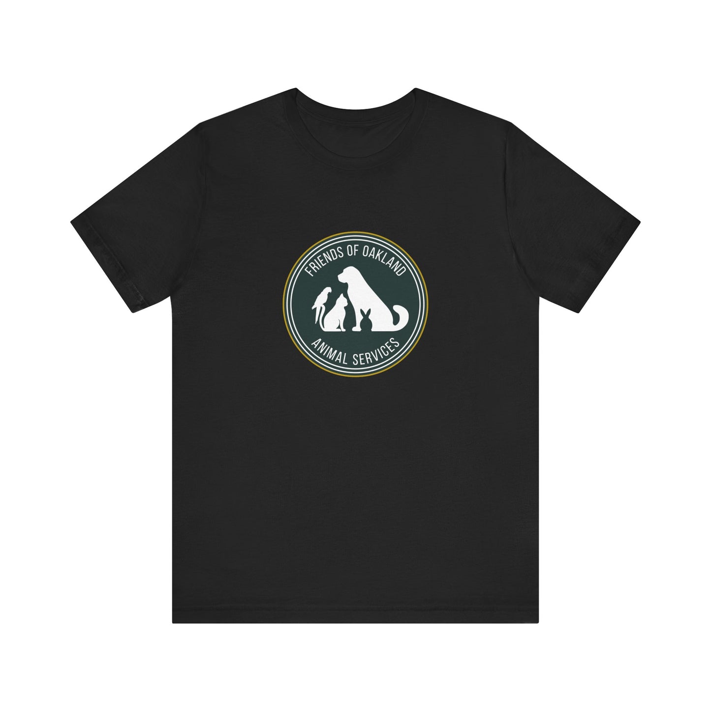 Baseball Friends of Oakland Animal Services Tee - Unisex Jersey Short Sleeve Animal Lovers Shirt