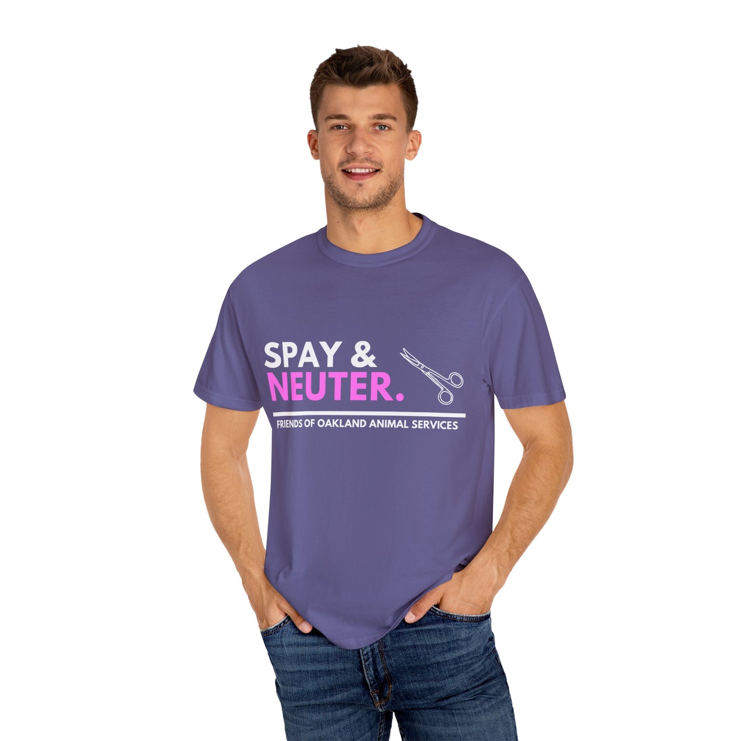 Spay & Neuter - Unisex Garment Dyed T-Shirt