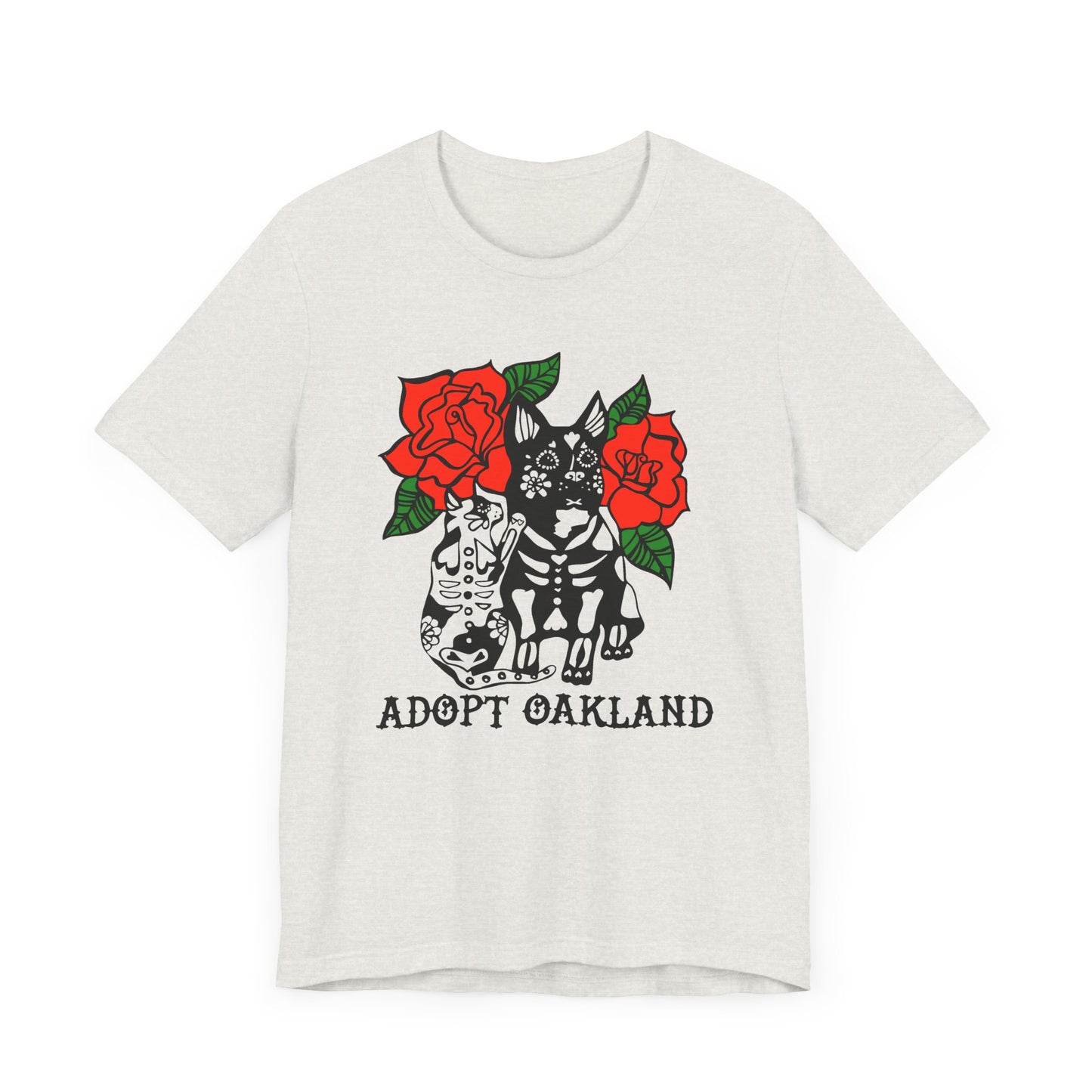 Las Mascotas -Adopt Oakland Cat & Dog Tee – Unisex Jersey Short Sleeve T-Shirt for Animal Lovers