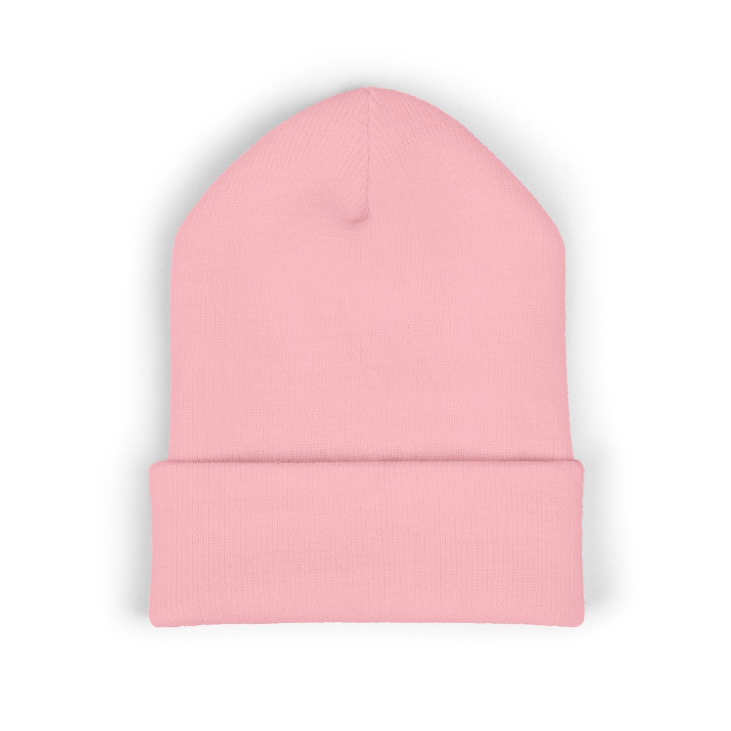 OAS Custom Embroidered Classic Cuffed Beanie - Bright Yellow Paw Print Design