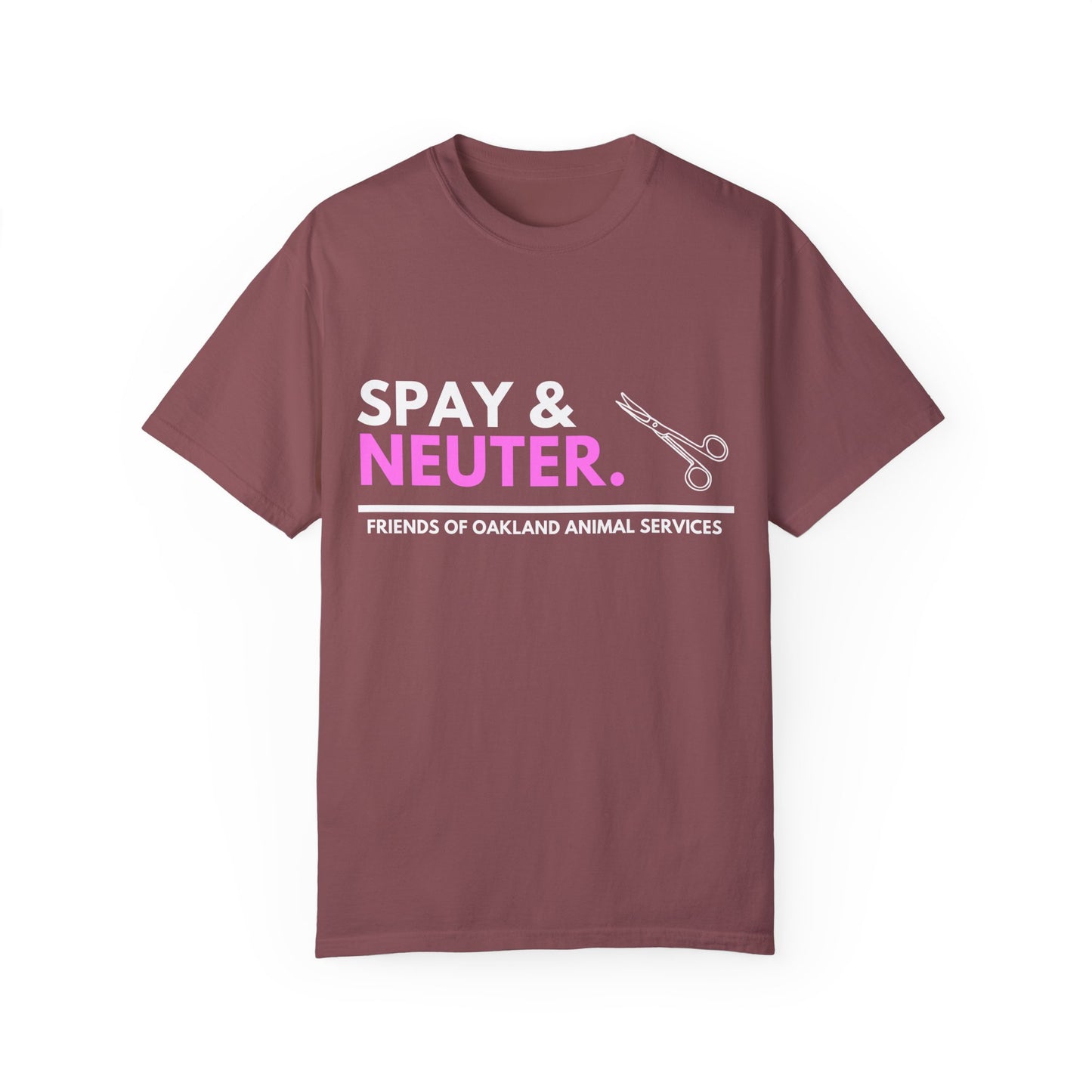 Spay & Neuter - Unisex Garment Dyed T-Shirt
