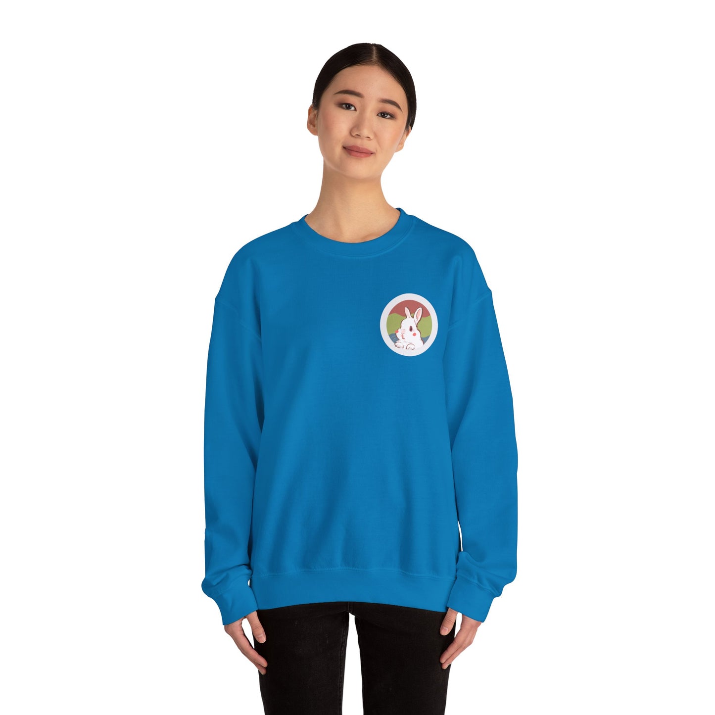 Bunny Unisex Crewneck Sweatshirt for Animal Lovers