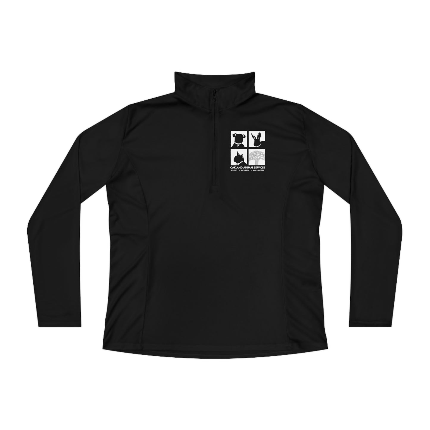 OAS Logo Ladies Quarter-Zip Pullover