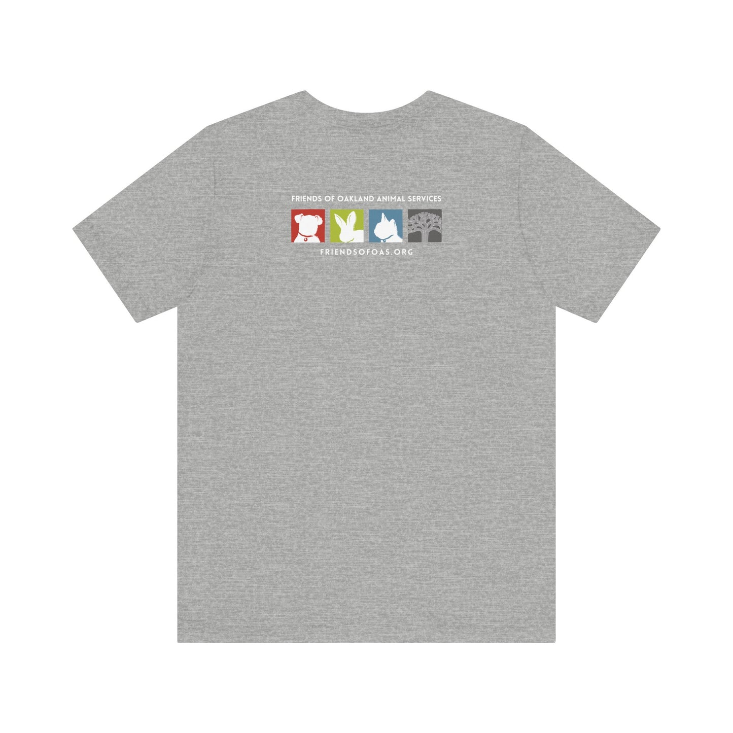 Baseball Friends of Oakland Animal Services Tee - Unisex Jersey Short Sleeve Animal Lovers Shirt