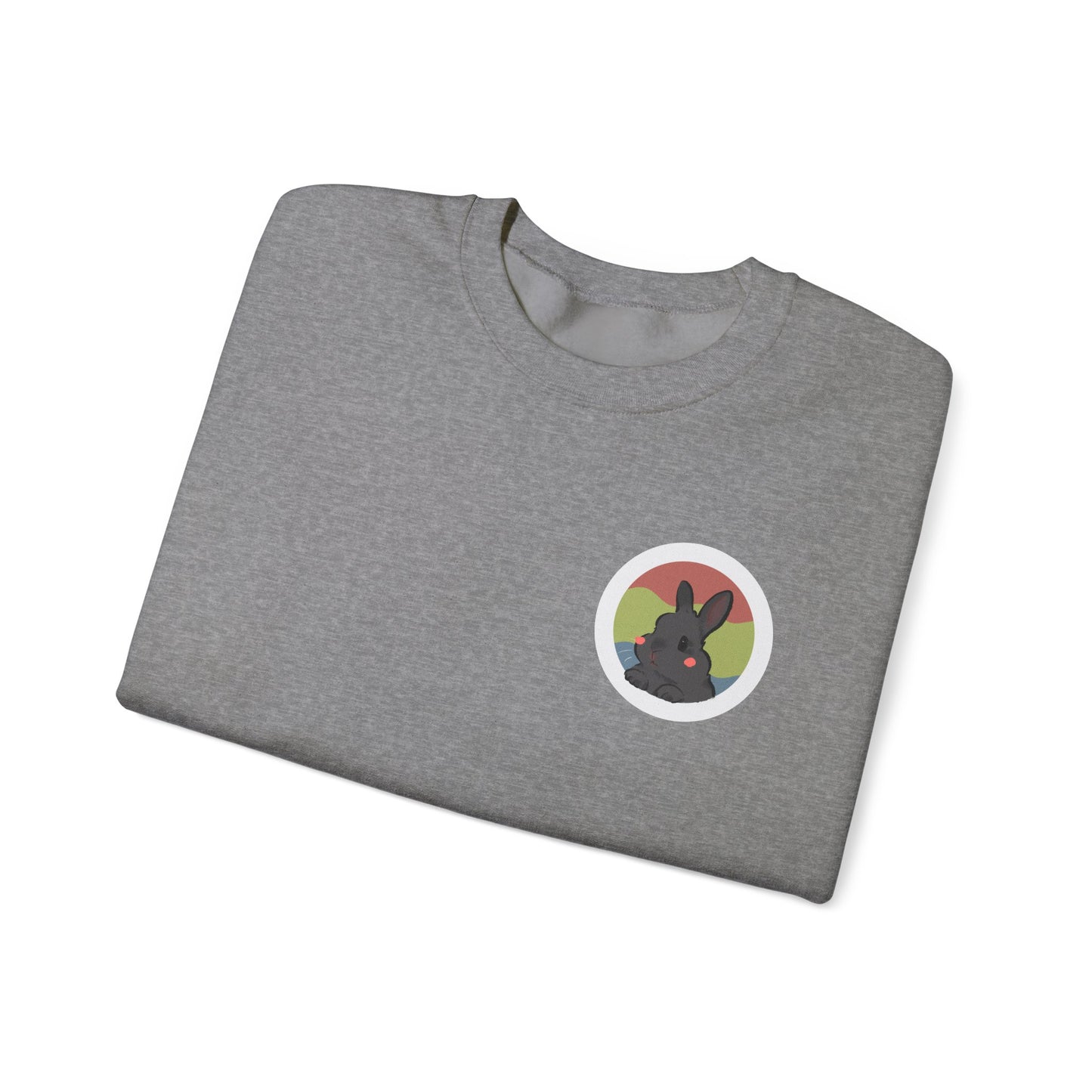 Bunny Unisex Crewneck Sweatshirt for Animal Lovers