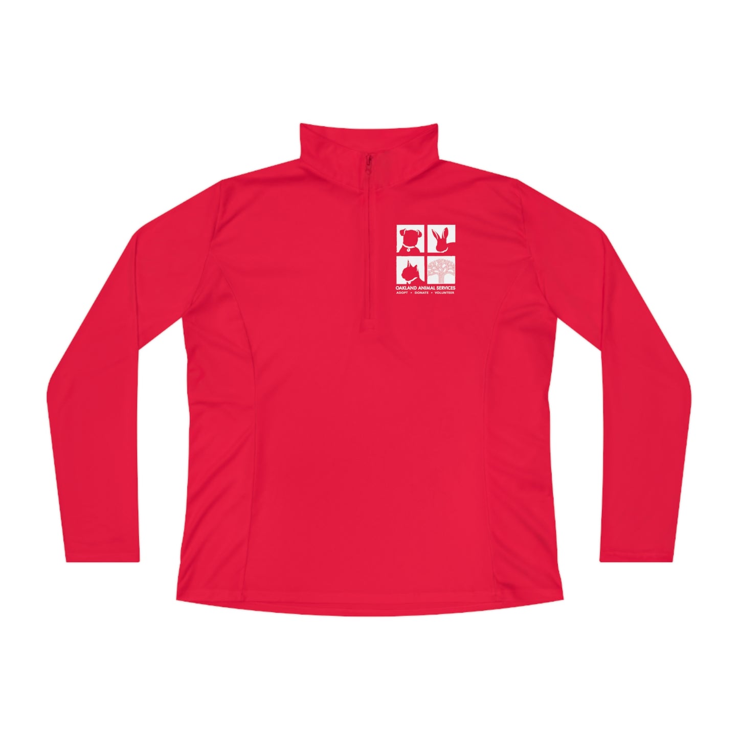OAS Logo Ladies Quarter-Zip Pullover