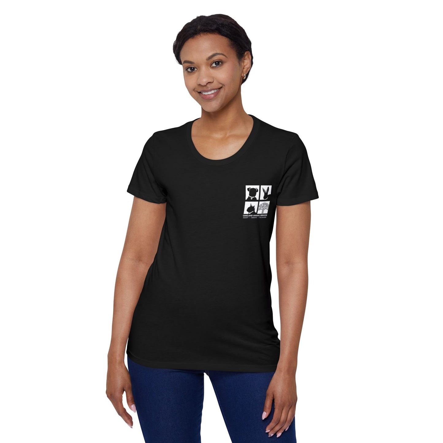 Spay and Neuter Back Printed Women's Organic Short Sleeve T-Shirt