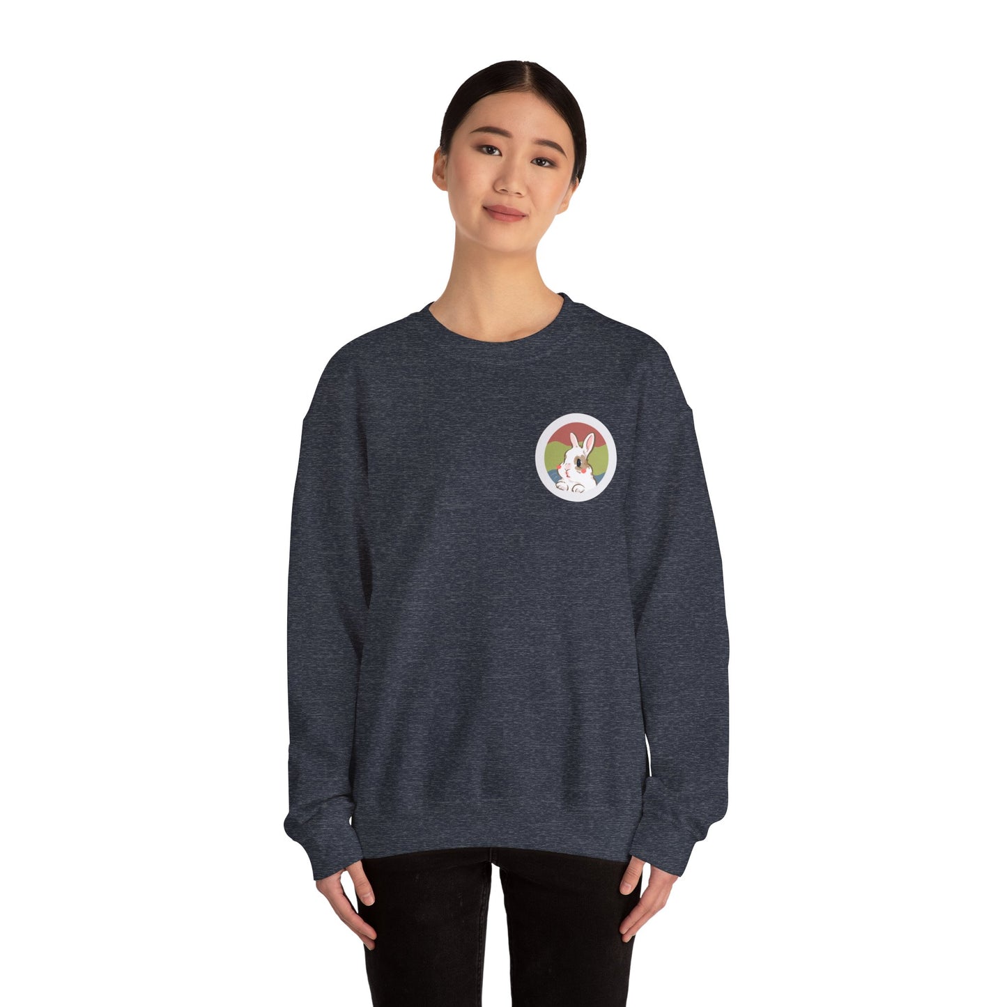 Bunny Unisex Crewneck Sweatshirt for Animal Lovers
