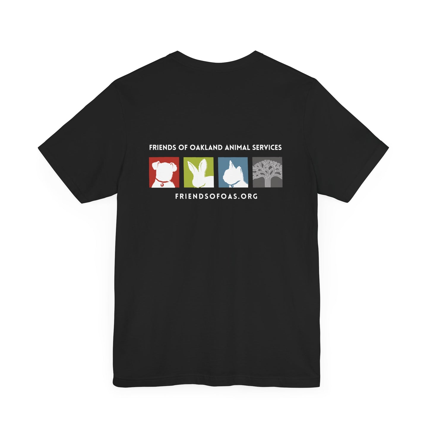 Back-Printed FOAS Logo - Unisex Short Sleeve Tee