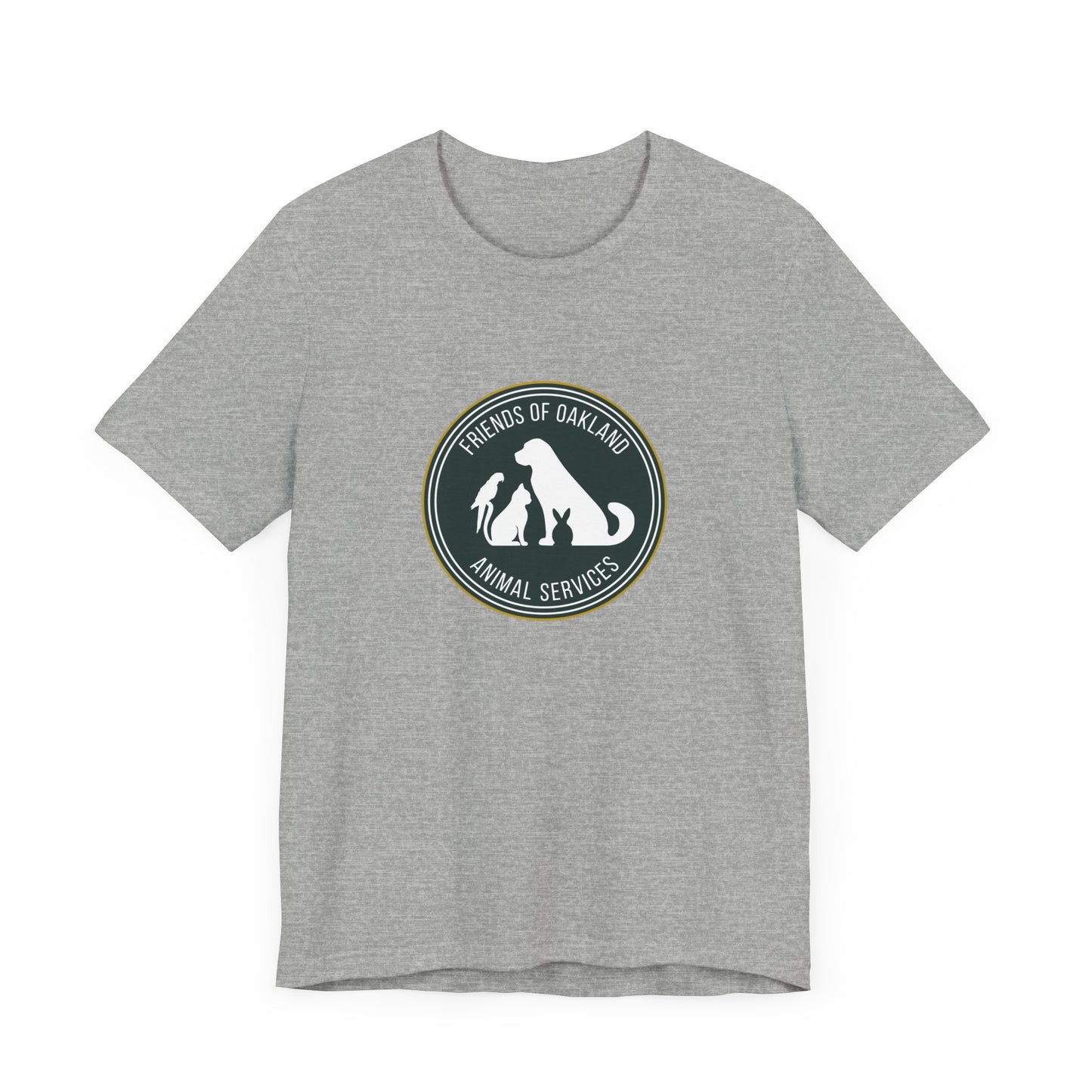 Baseball Friends of Oakland Animal Services Tee - Unisex Jersey Short Sleeve Animal Lovers Shirt