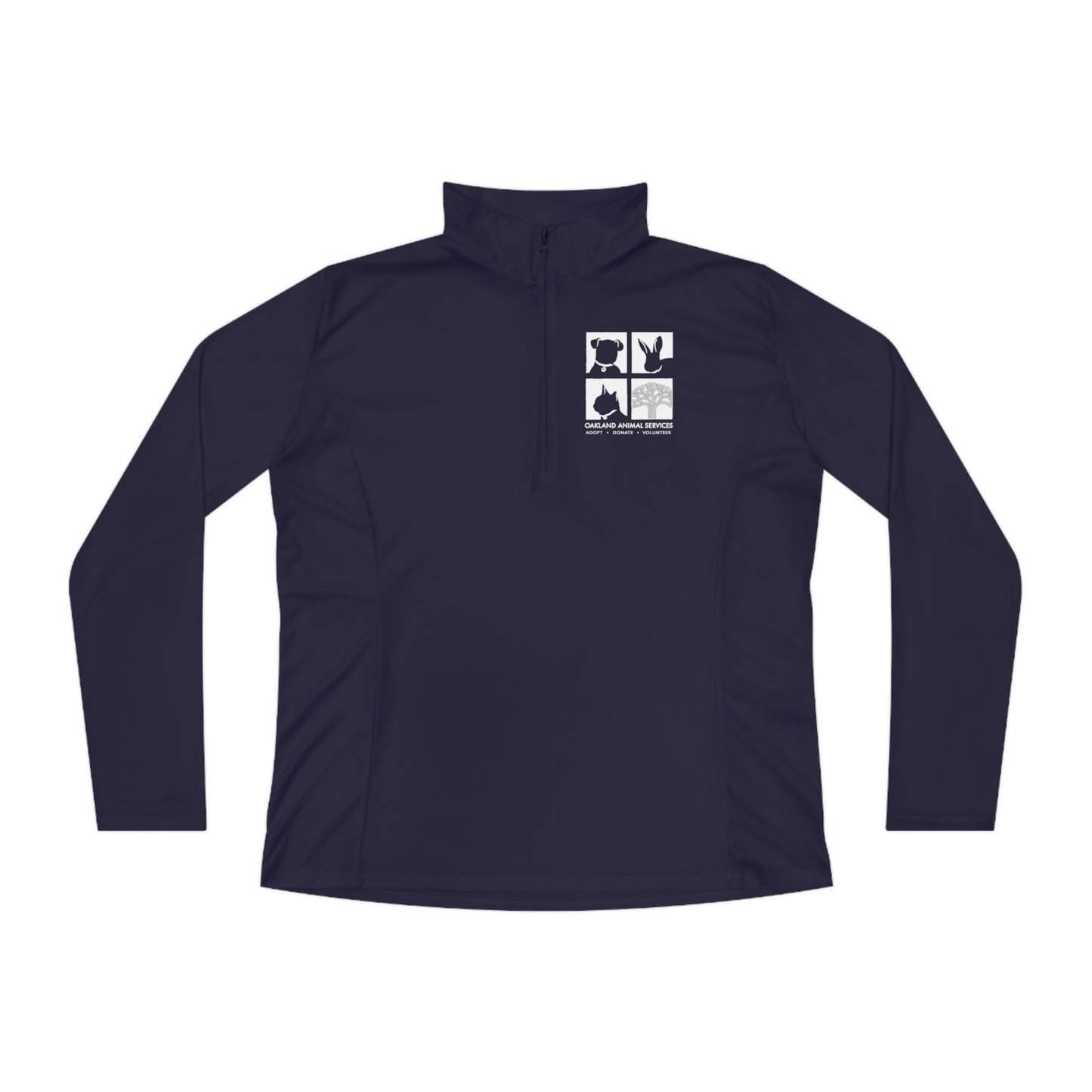 OAS Logo Ladies Quarter-Zip Pullover
