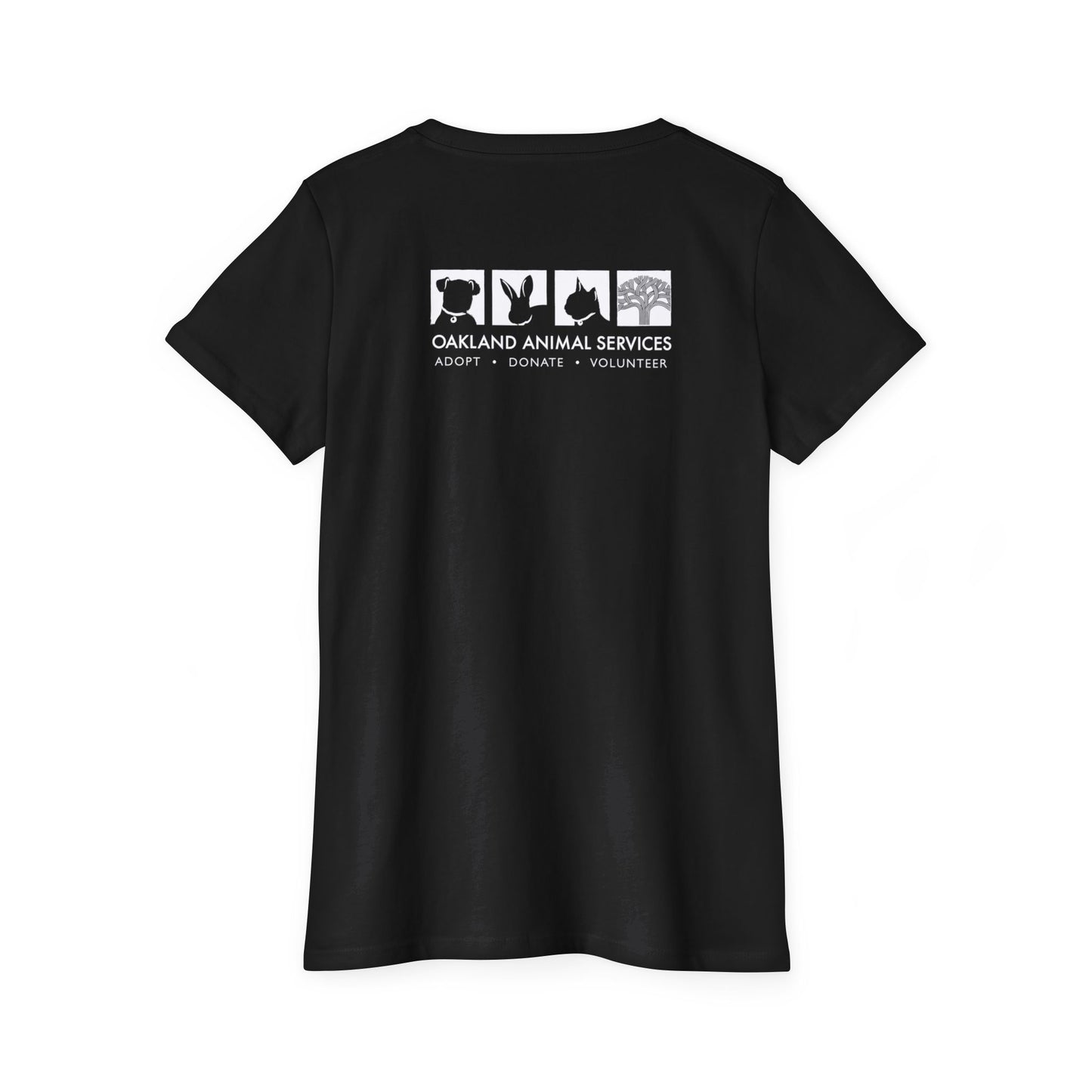 OAS Logo Back Printed Women's Organic Short Sleeve T-Shirt