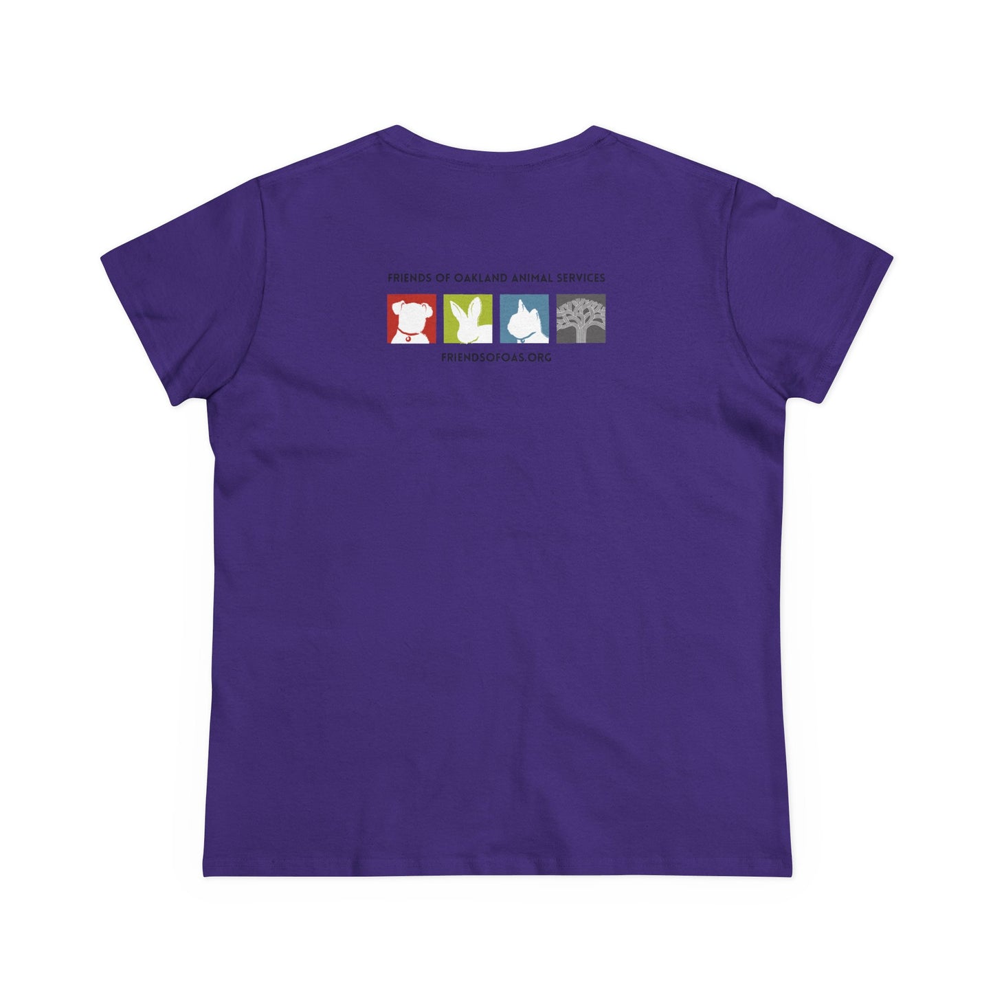 Spay and Neuter Women's Midweight Cotton Tee - Support Animal Welfare