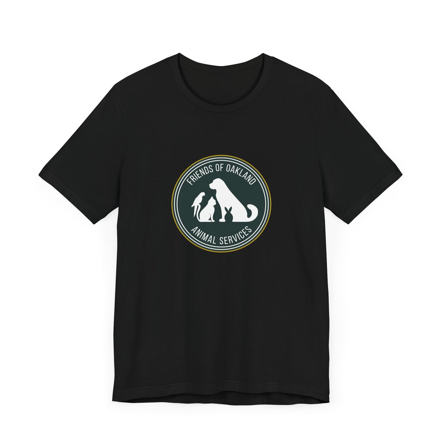 Baseball Friends of Oakland Animal Services Tee - Unisex Jersey Short Sleeve Animal Lovers Shirt