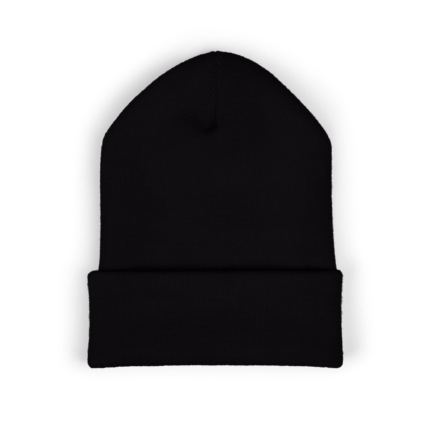 OAS Custom Embroidered Classic Cuffed Beanie - Bright Yellow Paw Print Design
