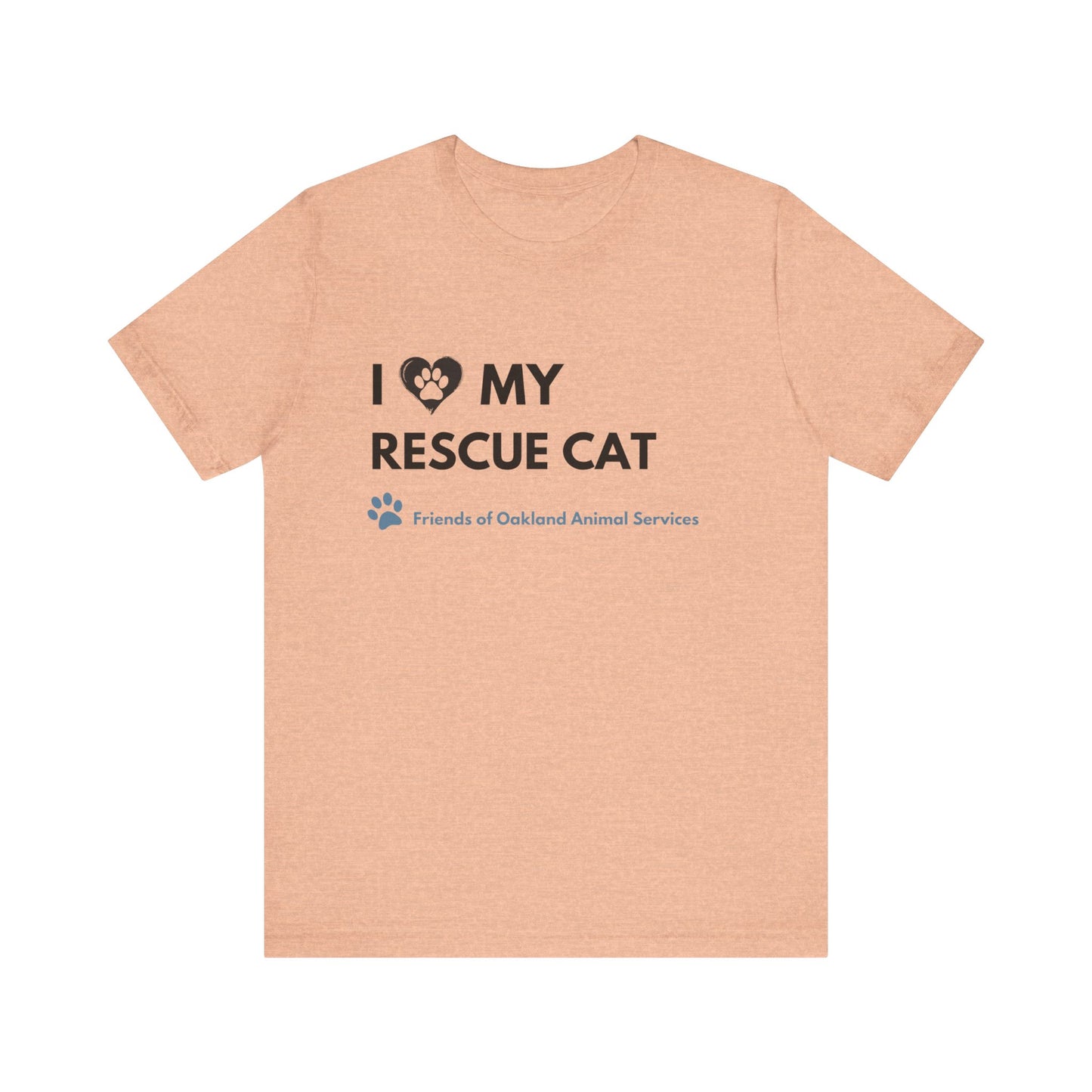 I Love my Rescue Cat Unisex Tee