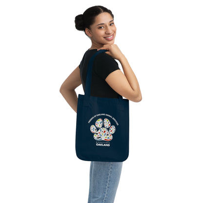 Pawsitively Oakland Organic Canvas Tote Bag