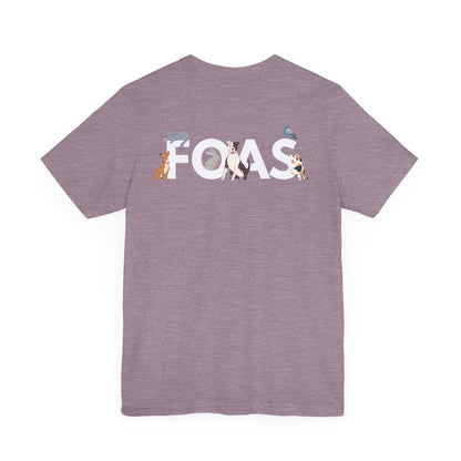 FOAS Pets Back Printed Cotton Jersey Tee