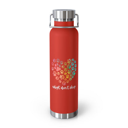 Adopt Don't Shop Copper Vacuum Insulated Bottle, 22oz