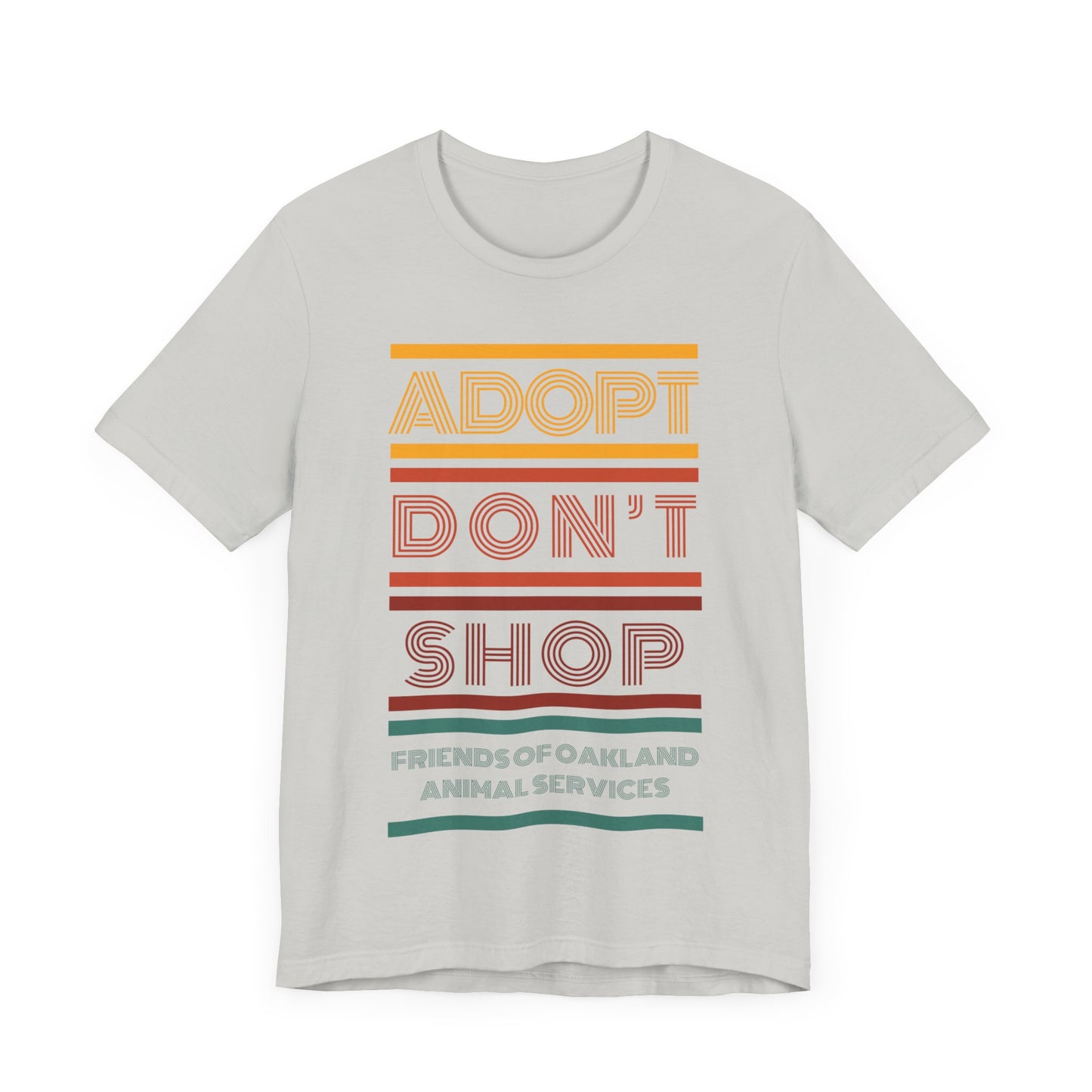 Retro Adopt Don't Shop Unisex Tee