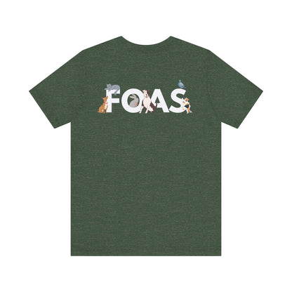FOAS Pets Back Printed Cotton Jersey Tee