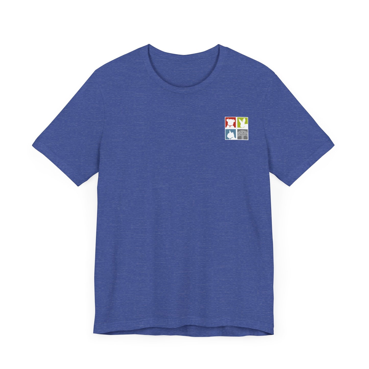 FOAS Pets Back Printed Cotton Jersey Tee