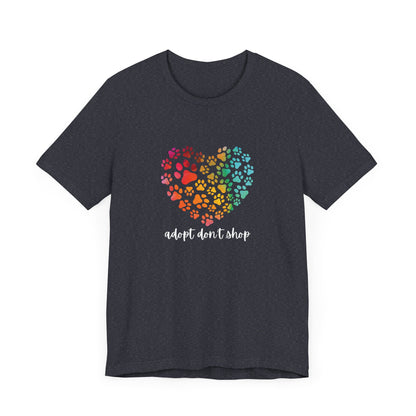 Adopt Don't Shop Hearts - Unisex Tee