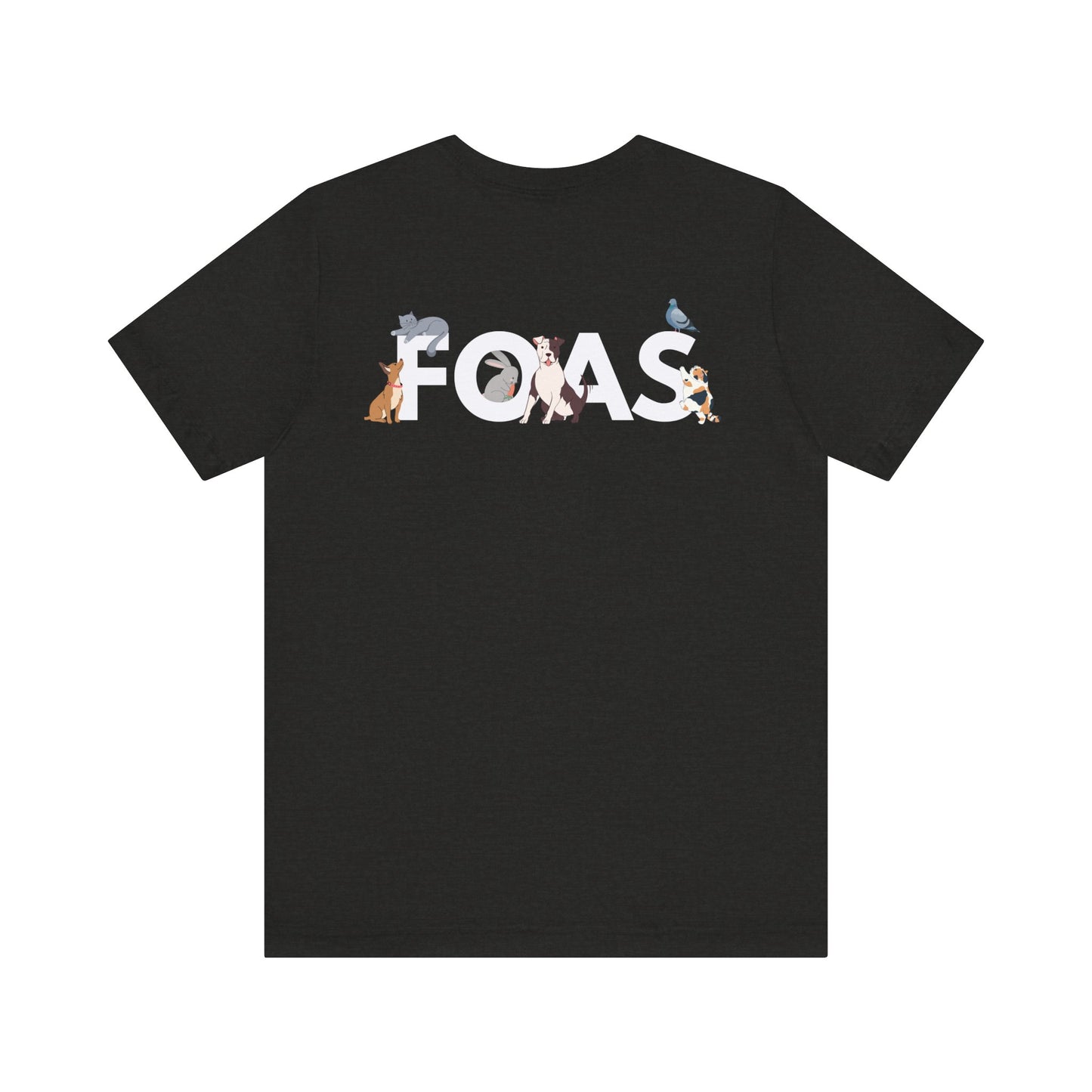 FOAS Pets Back Printed Cotton Jersey Tee