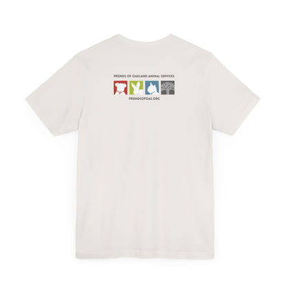 Las Mascotas -Adopt Oakland Cat & Dog Tee – Unisex Jersey Short Sleeve T-Shirt for Animal Lovers