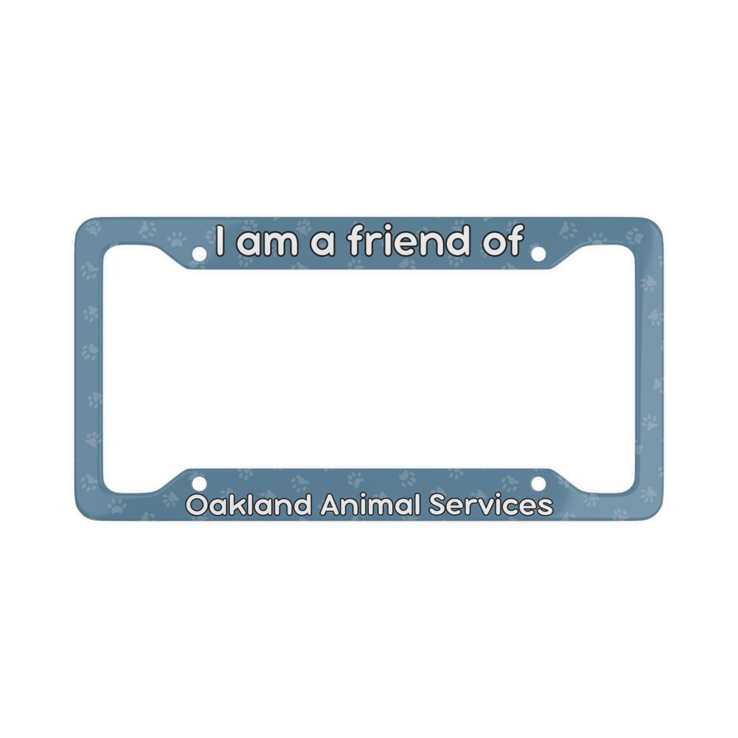 I am a Friend License Plate Frame