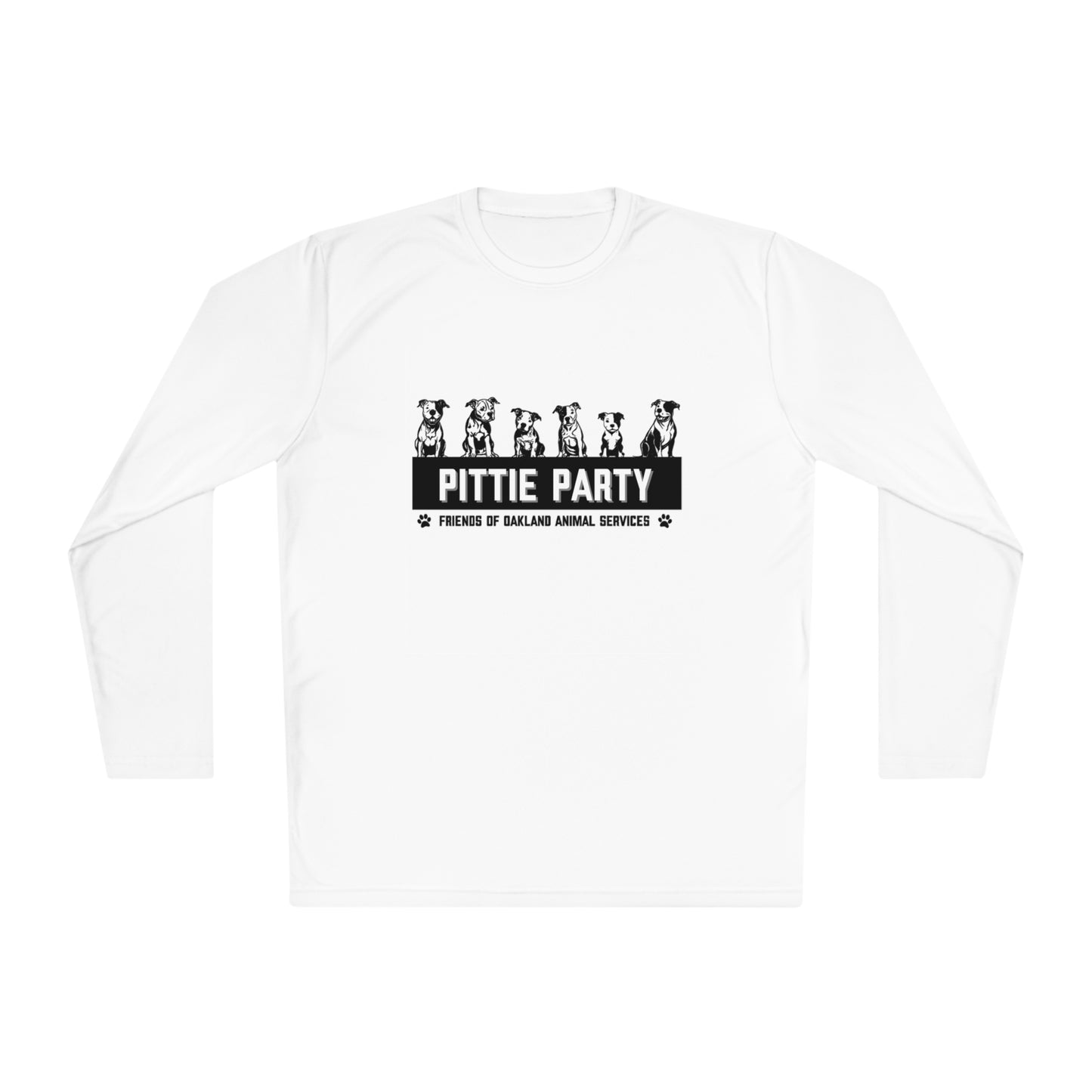 Pittie Party Unisex Lightweight Long Sleeve Tee