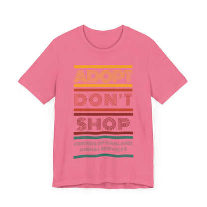 Retro Adopt Don't Shop Unisex Tee