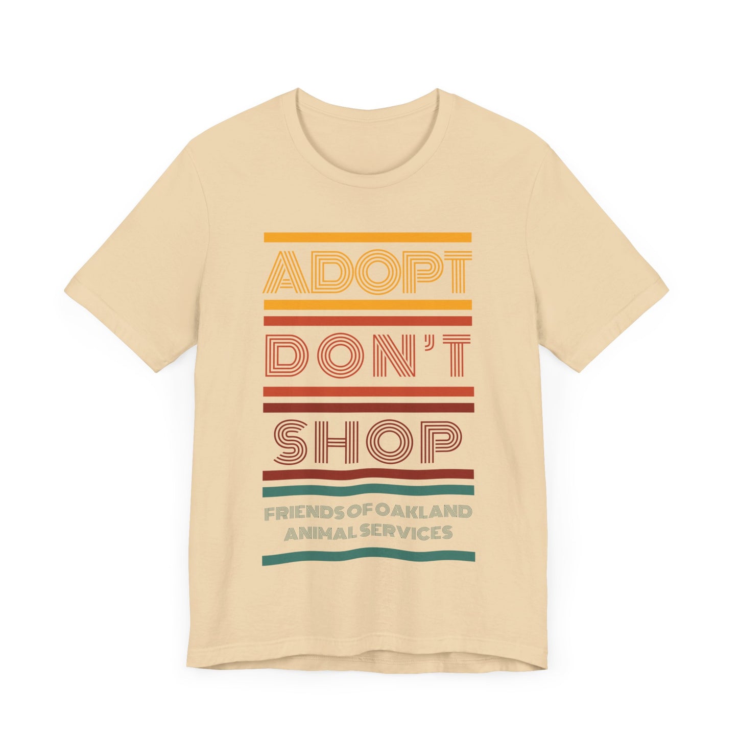 Retro Adopt Don't Shop Unisex Tee