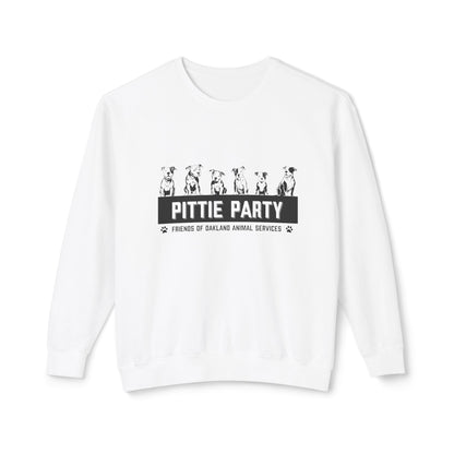 Pittie Party Unisex Lightweight Crewneck Sweatshirt