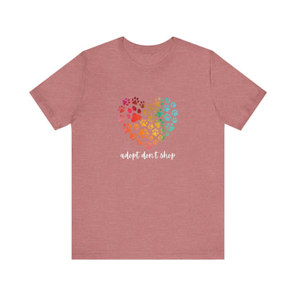 Adopt Don't Shop Hearts - Unisex Tee