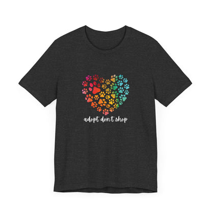 Adopt Don't Shop Hearts - Unisex Tee