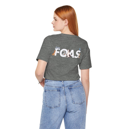 FOAS Pets Back Printed Cotton Jersey Tee