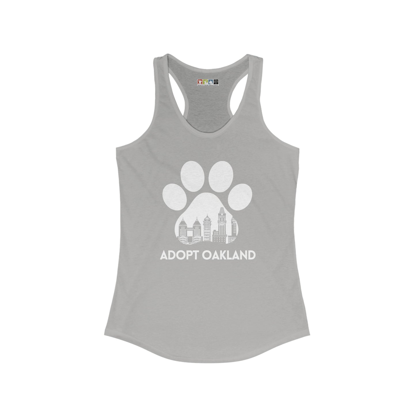 Adopt Oakland Women's Ideal Racerback Tank