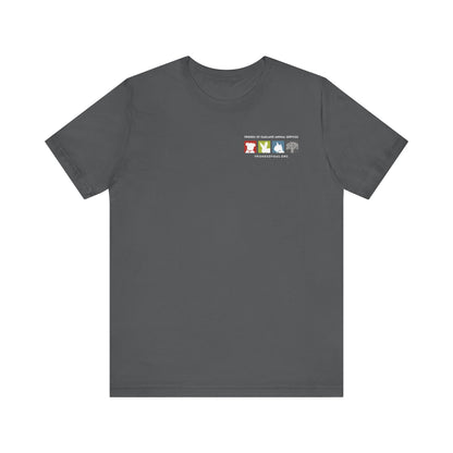 Back-Printed FOAS Logo - Unisex Short Sleeve Tee