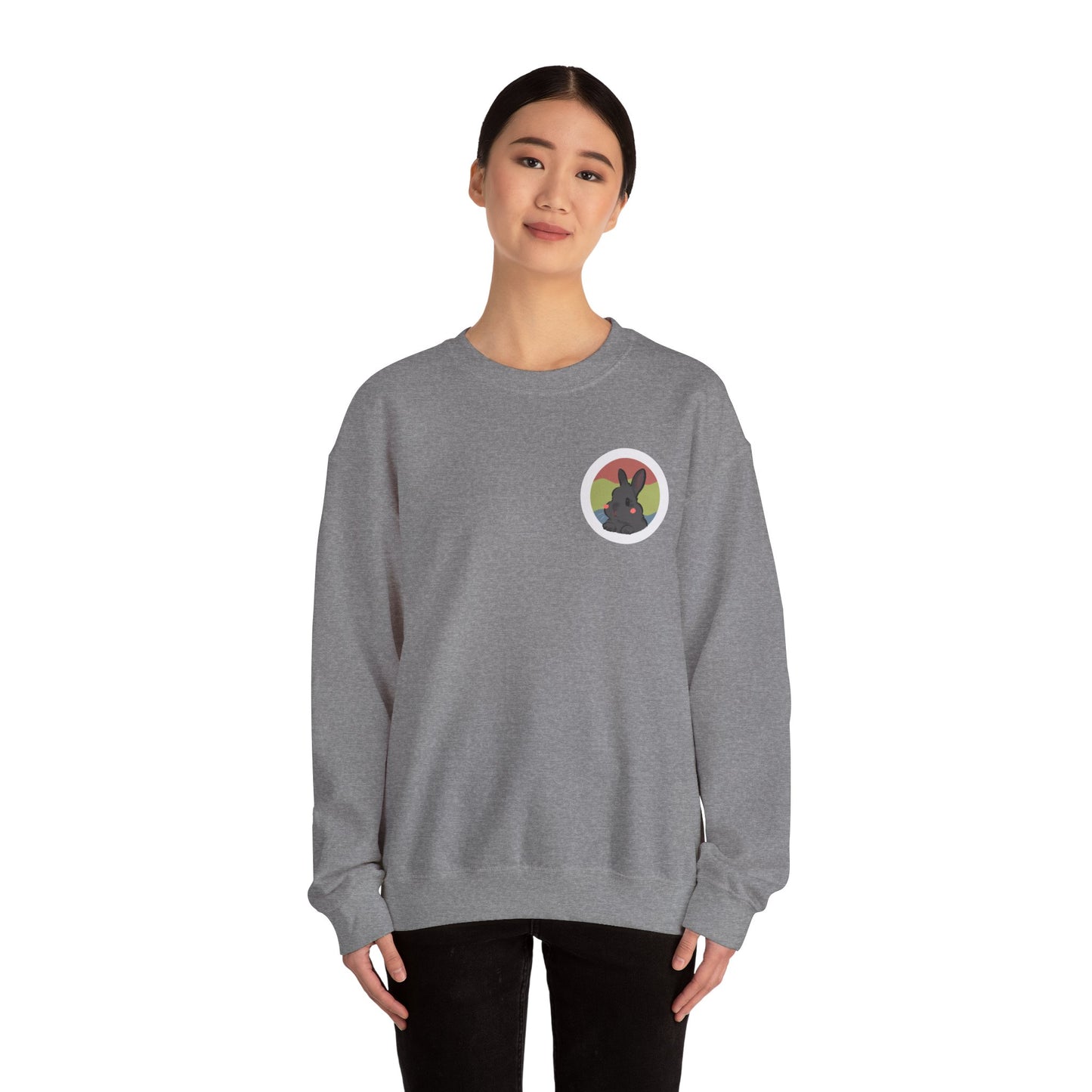 Bunny Unisex Crewneck Sweatshirt for Animal Lovers