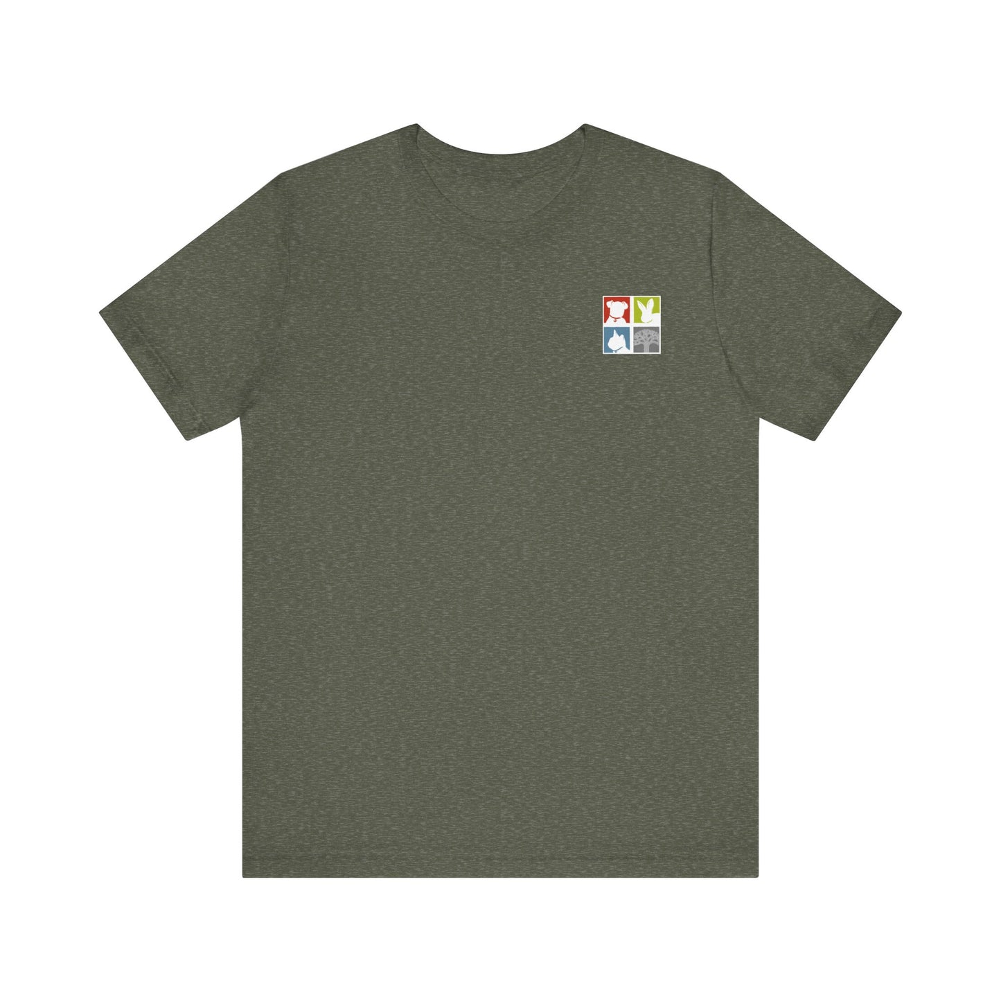 FOAS Pets Back Printed Cotton Jersey Tee
