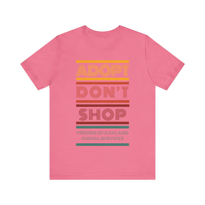 Retro Adopt Don't Shop Unisex Tee