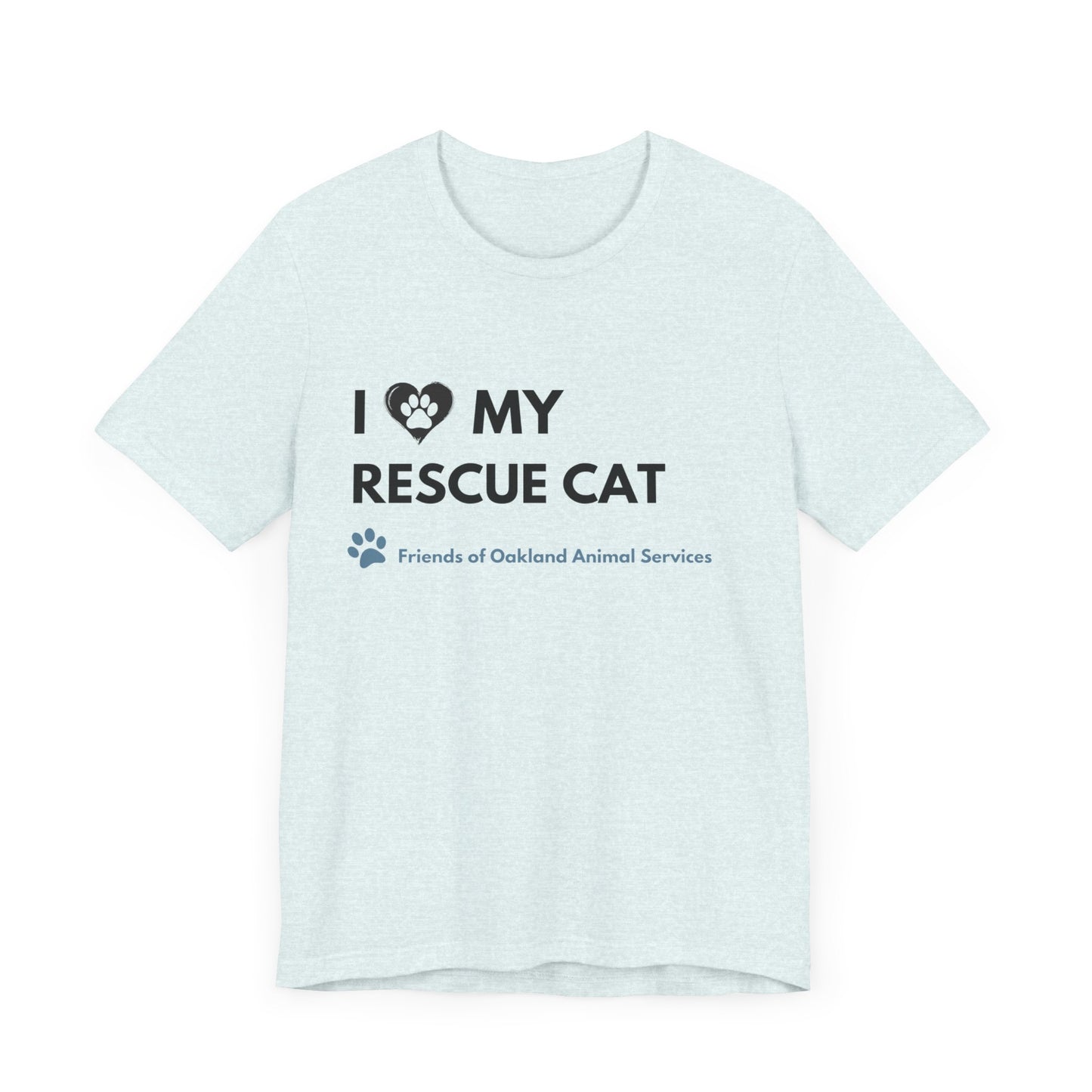 I Love my Rescue Cat Unisex Tee