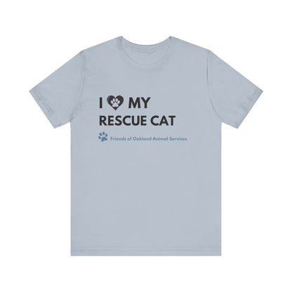 I Love my Rescue Cat Unisex Tee