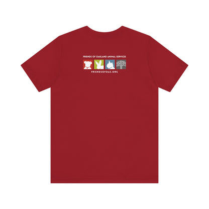 Baseball Friends of Oakland Animal Services Tee - Unisex Jersey Short Sleeve Animal Lovers Shirt