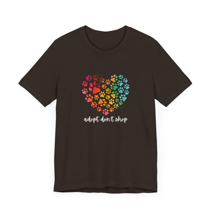 Adopt Don't Shop Hearts - Unisex Tee