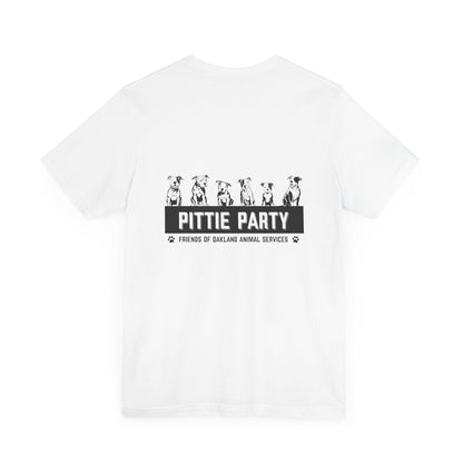 Back Printed Pittie Party Unisex Tee