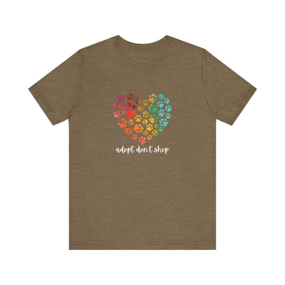 Adopt Don't Shop Hearts - Unisex Tee