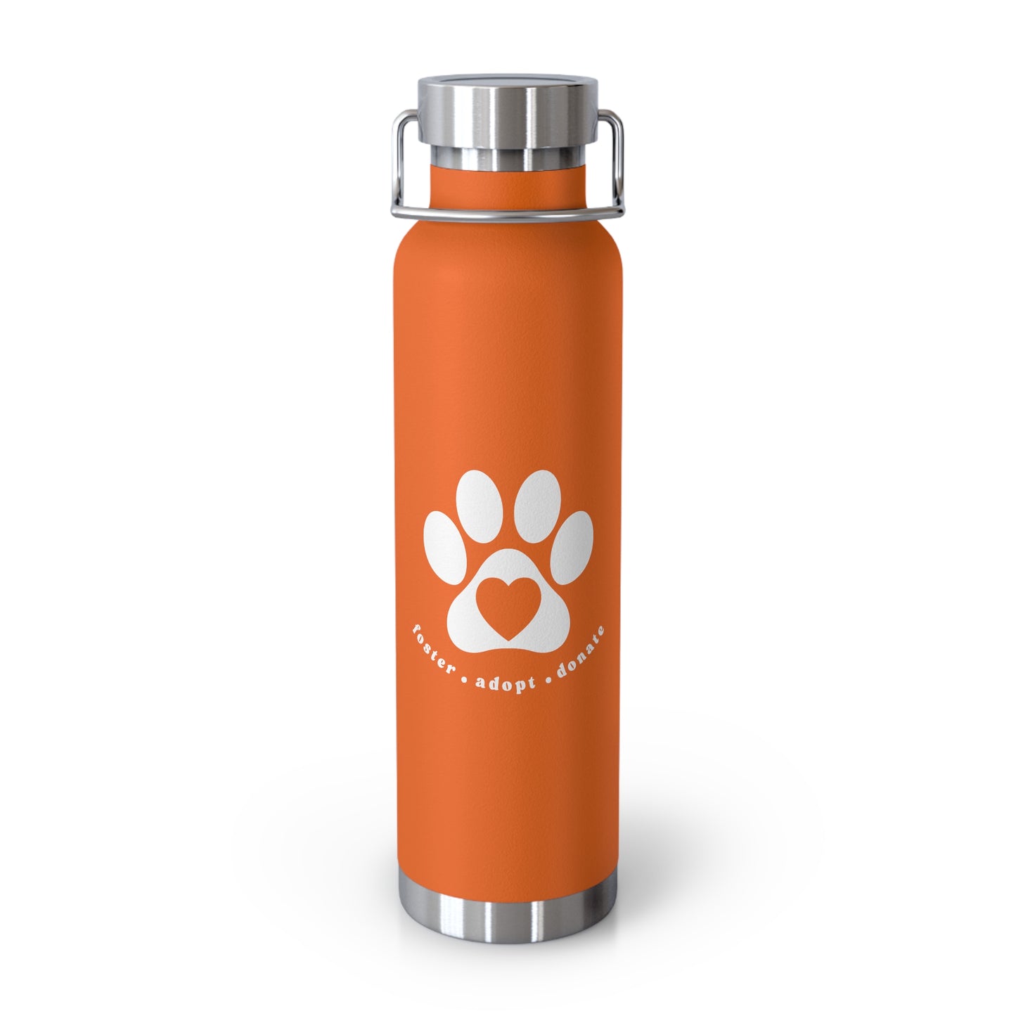 Helping Paw Copper Vacuum Insulated Bottle, 22oz